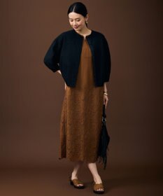 自由区 S 【羽織れる・涼やか】エアリーコットンリップボリュームスリーブ ブラウス