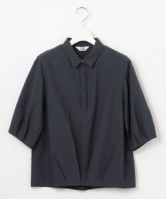 J.PRESS LADIES S 【洗える】アセテートレーヨンコットンチェック シャツカラー ブラウス