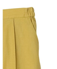 Green Parks 綿麻混イージーテーパードパンツ