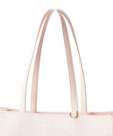 Maison de FLEUR ツイードキャリーオントートバッグ