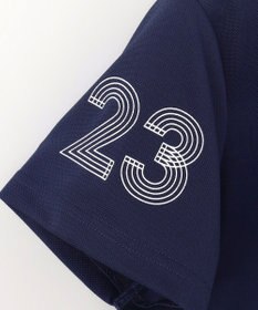 23区GOLF 【WOMEN】【吸水速乾/UVカット】グラフィカルポロシャツ