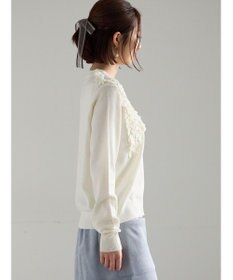 Te chichi フリルVネックカーディガン