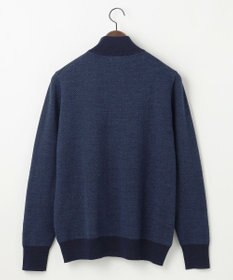 JOSEPH ABBOUD 【軽い】シェニールヤーンジャカード ジップ ブルゾン