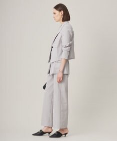 ICB 【接触冷感・UVケア・撥水・洗える】LooseWeave クロップドジャケット