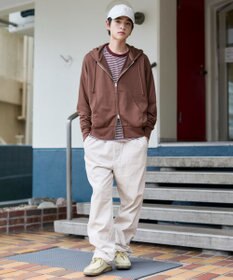 WEGO 【ユニセックス着用ITEM/ウエストゴム/SMLサイズ展開】コーデュロイイージーストレートパンツ