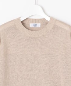 J.PRESS LADIES 【洗える・吸水速乾】 マーセライズコードリネン ニット