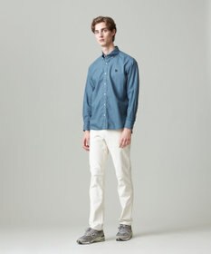 J.PRESS MEN 【大人気バックブル】オックスフォードストライプ チェック ガーメントダイ シャツ