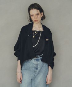 YECCA VECCA 【上下着用可能】2wayインバーテッドライトブルゾン