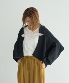 YECCA VECCA 【上下着用可能】2wayインバーテッドライトブルゾン