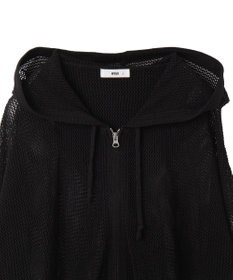 WEGO 【ユニセックス着用ITEM】メッシュニットZIPパーカー