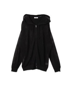 WEGO 【ユニセックス着用ITEM】メッシュニットZIPパーカー