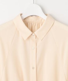 Feroux 【洗える】パフスリーブシャツ ワンピース