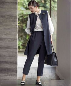 組曲 S 【KUMIKYOKU NAVY】コンフォータブルドレープ ラップパンツ