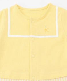 組曲 KIDS 【70cm】セーラーボーダー ロンパース