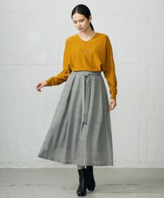 自由区 L 【カタログ掲載】ファインウールカシミヤドルマンシルエット ニット