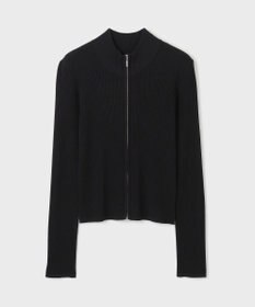 GRACE CONTINENTAL リブニットzipトップ