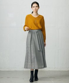 自由区 L 【カタログ掲載】ファインウールカシミヤドルマンシルエット ニット