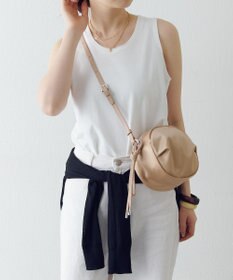 russet クラウズナイロンサークルミニショルダーバッグ(CE-1728)