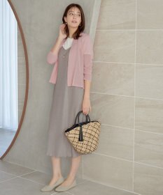 Tiaclasse 【小倉優子さん着用・UVケア・接触冷感】ショートトッパーカーディガン