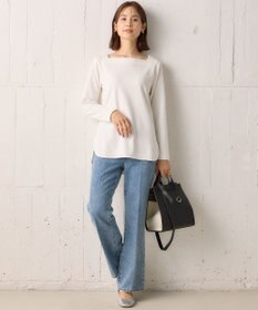 組曲 スクエアネックテール ロングＴシャツ