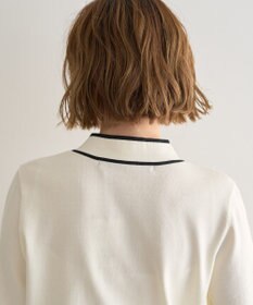 YECCA VECCA 配色ボウタイニット