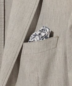 JOSEPH ABBOUD 【清涼/ストレッチ】ストレッチリネンシャンブレー ジャケット