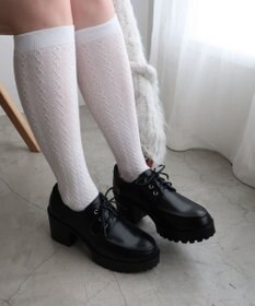 WEGO レースアップヒールシューズ