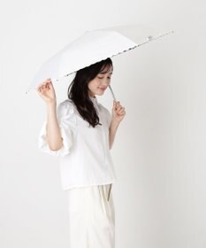 MOONBAT 【WEB限定/ 遮光率100％/遮熱/UV】POLO RALPH LAUREN（ポロ ラルフローレン）晴雨兼用日傘 ワンポイント ポロポニー ストライプ 折りたたみ傘