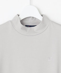 23区GOLF 【WOMEN】【吸水速乾/UVケア】シアー袖 モックネックシャツ