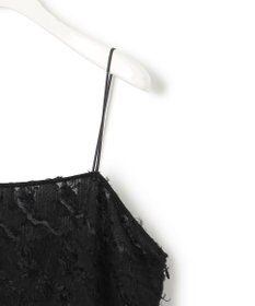 ICB 【WEB限定】 ハンドトゥースジャガード キャミブラウス