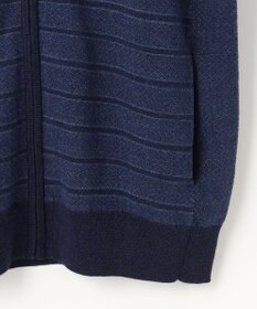 JOSEPH ABBOUD 【軽い】シェニールヤーンジャカード ジップ ブルゾン