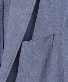 JOSEPH ABBOUD 【清涼/ストレッチ】ストレッチリネンシャンブレー ジャケット
