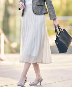 ANY SIS S 【洗える】シャイニープリーツ スカート