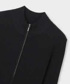 GRACE CONTINENTAL リブニットzipトップ