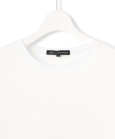 23区 S 【ご好評につき新色追加】ナチュラルコットンベアコンビ ペプラム カットソー