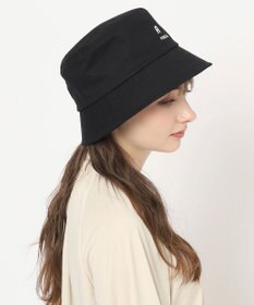 MOONBAT 【洗える】FURLA(フルラ) フロントロゴ刺繍バケットハット
