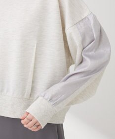 Green Parks 箔プリントドッキング裏毛プルオーバー