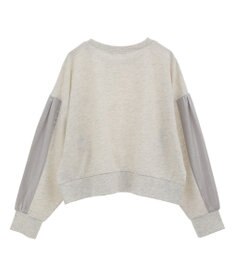 Green Parks 箔プリントドッキング裏毛プルオーバー