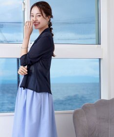 Tiaclasse L 【小倉優子さん着用・UVケア・接触冷感】ショートトッパーカーディガン