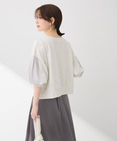 Green Parks 箔プリントドッキング裏毛プルオーバー