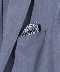 JOSEPH ABBOUD 【清涼/ストレッチ】ストレッチリネンシャンブレー ジャケット