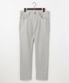 JOSEPH ABBOUD 【キングサイズ・イタリア素材/ストレッチ】ヘリンボンモールスキン5ポケットデザインパンツ