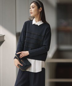 23区 S 【見上愛さん着用/洗える】CANCLINI ハーフスリーブ シャツ