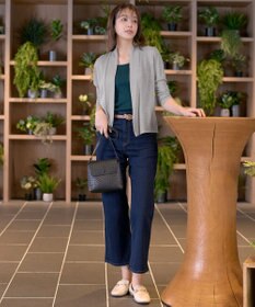 Tiaclasse L 【小倉優子さん着用・UVケア・接触冷感】ショートトッパーカーディガン