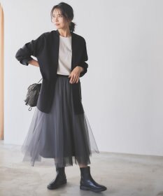 ANY L 【洗濯機可】総針ロングコーディガン