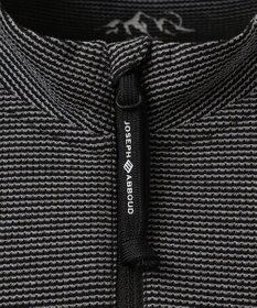 JOSEPH ABBOUD MOUNTAIN デルタメッシュ ハーフZIPカットソー