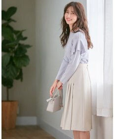 ANY SIS 【洗える】フレアディテール ニット