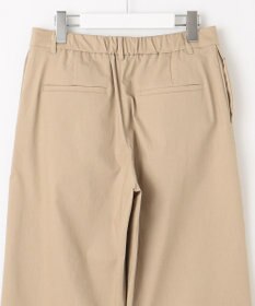 J.PRESS LADIES 【洗える・セットアップ対応】セルロースリネンストレッチ セミワイド パンツ