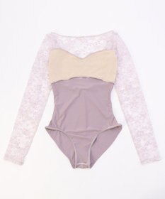 Chacott 【Nela ライン】ロングスリーブレオタード