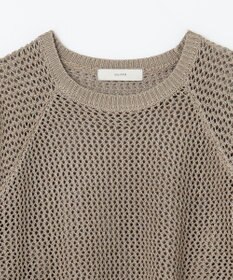 ANY L 【洗濯機可】ラメニットメッシュプルオーバー